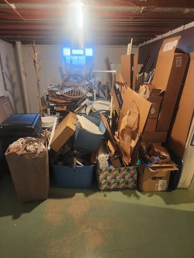 Roll-off dumpster container at job site for 15 Yard Dumpster Rental in Texarkana